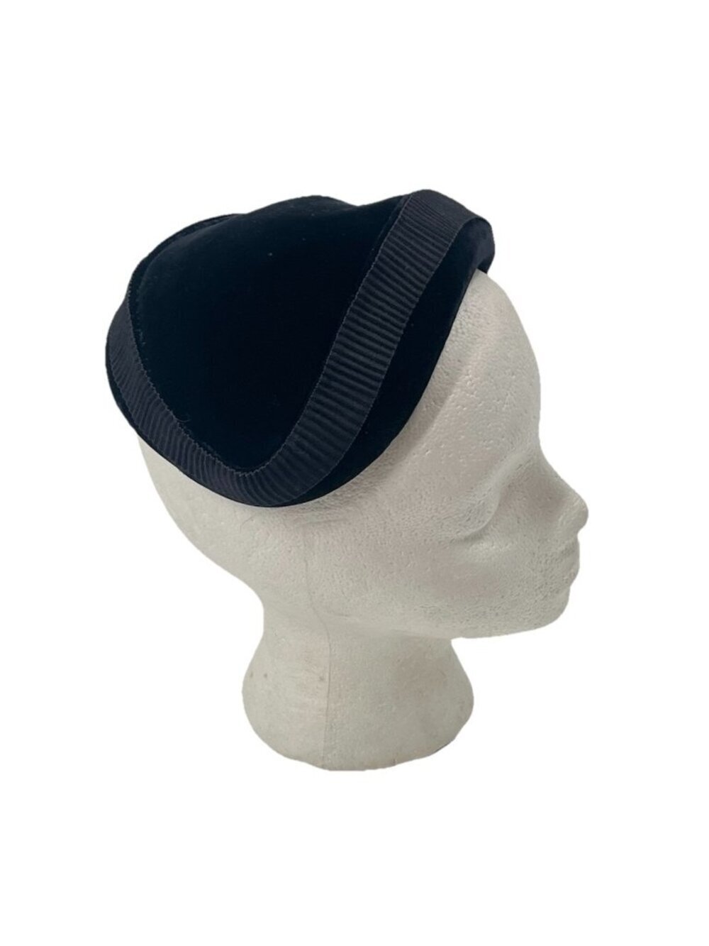 Vintage Betmar Black Wool Sculptural Hat Mod Avant Garde 60s Jackie O Style